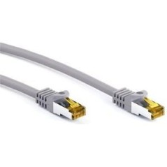 Goobay RJ45 CAT 7 S/FTP CU 2 m Grey - High-Speed, Reliable Networking Cable for Superior Performance